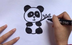 画熊猫过程（画熊猫的过程是怎么样的）