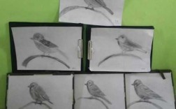 美术过程考核（美术过程考核纸 鸟）