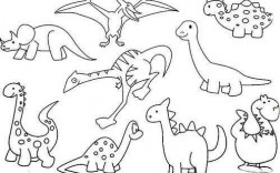 画出恐龙生长的过程（恐龙成长过程简笔画）