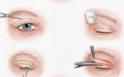 下肢眼皮手术过程（下眼睑切皮手术）