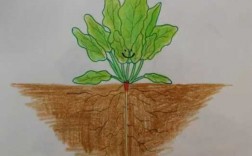 菠菜生长过程卡通（菠菜的生长周期绘画）