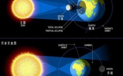 太阳月亮移动的过程（太阳,地球月亮转动轨迹）