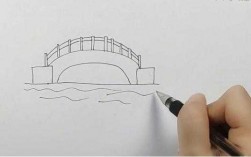 桥画的过程图片（画桥的画）