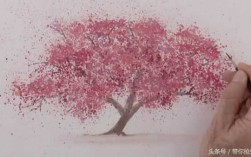樱花画画过程（画樱花的视频教程）