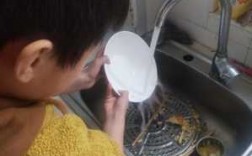 孩子洗碗过程（孩子洗碗过程描写）