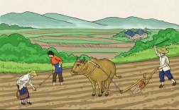 农民耕作的过程（农民耕作图画）