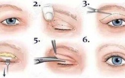 全切双眼皮手术过程图（全切双眼皮手术步骤）