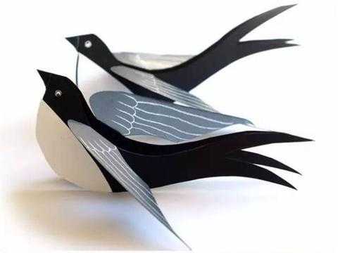 纸杯燕子过程（手工纸燕子）-图1