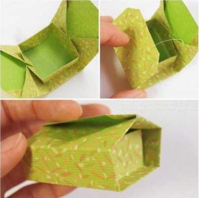 礼物盒折纸过程（礼物盒的折纸方法简单漂亮）-图3
