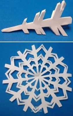 儿童剪纸雪花过程（儿童手工剪纸雪花步骤）-图2