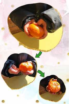 剥橘子过程简笔画（剥橘子过程简笔画怎么画）-图1