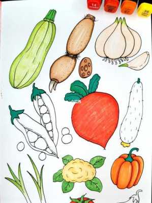 关于蔬菜的画过程（关于蔬菜的画怎么画）-图2