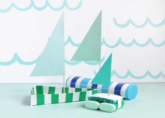 卡纸帆船制作过程（卡纸小帆船制作方法）-图3
