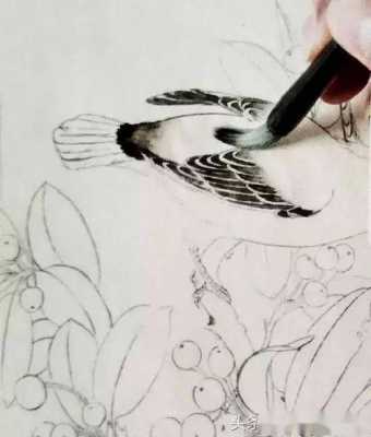 工笔花鸟绘画过程（工笔花鸟绘画步骤）-图2