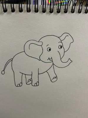 大象的简笔画过程（大象的简笔画过程图片）-图2