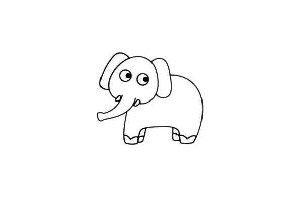 大象的简笔画过程（大象的简笔画过程图片）-图3
