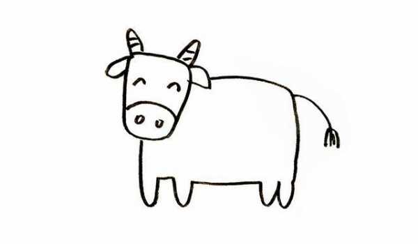 公牛的作画过程（公牛的画画）-图1