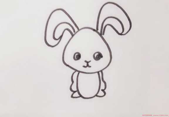 兔子的画画过程（兔子的画画过程怎么画）-图1