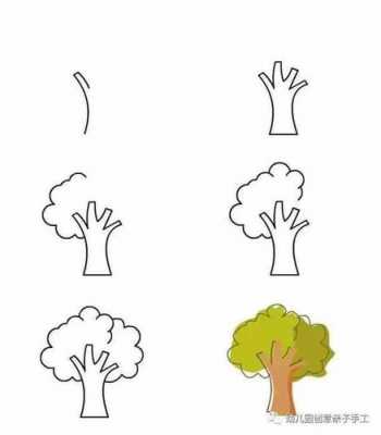 小树成长过程的简笔画（小树成长过程的简笔画图片）-图1