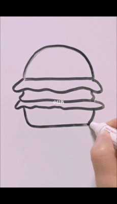 画汉堡的过程（画汉堡的过程怎么写）-图3