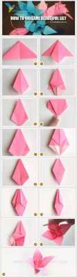 折纸花过程图片（折纸花步骤图解 教程）-图1