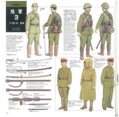 日本军服演变过程（日本军服演变过程图片）-图1