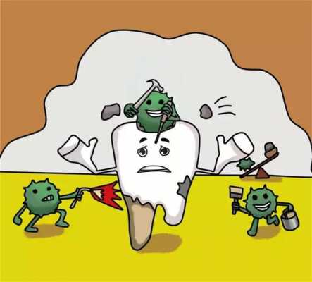 蛀牙形成过程图片卡通（蛀牙生成过程）-图3