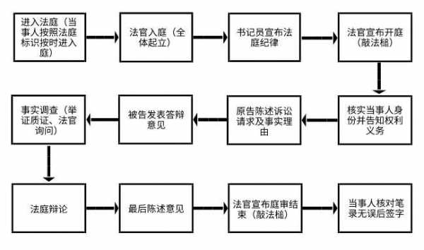 民事开庭过程（民事开庭诉讼流程）-图1