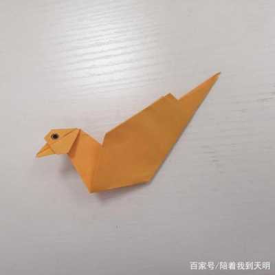 丑小鸭折纸过程（丑小鸭简单）-图3