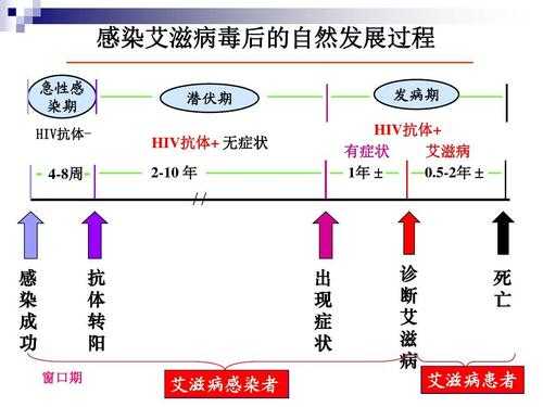 hiv临床感染过程（hiv临床感染过程图）-图1