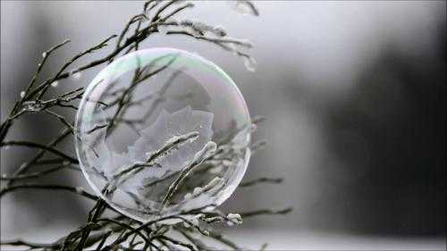 泡泡结冰慢过程（泡泡结冰慢过程图片）-图1