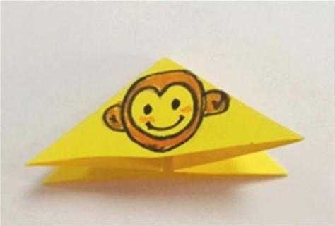 纸猴子怎么折过程（纸猴子怎么折过程图解）-图3