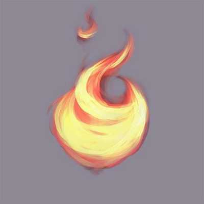 火的画过程水粉（火的画法简单步骤）-图3