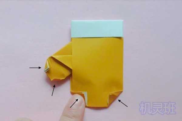 折纸手套教学过程（手工折手套）-图2