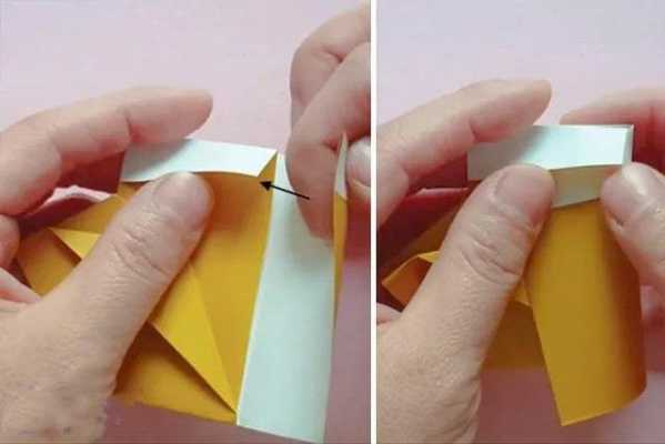 折纸手套教学过程（手工折手套）-图3