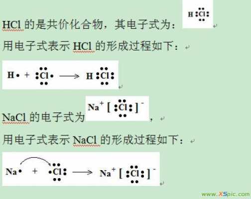 用电子式表示形成过程（hcl用电子式表示形成过程）-图1