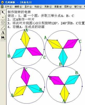 几何画板画动画过程（几何画板动画演示）-图1