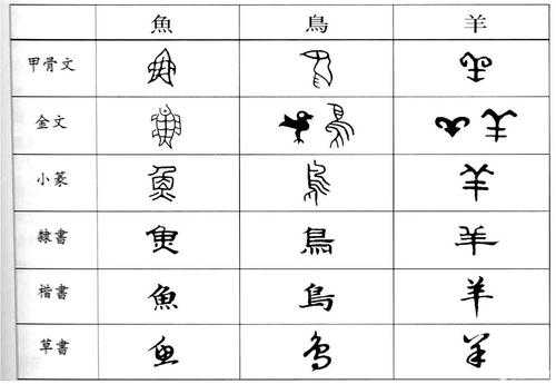 中国汉字演化过程（中国汉字的演变趋势）-图1